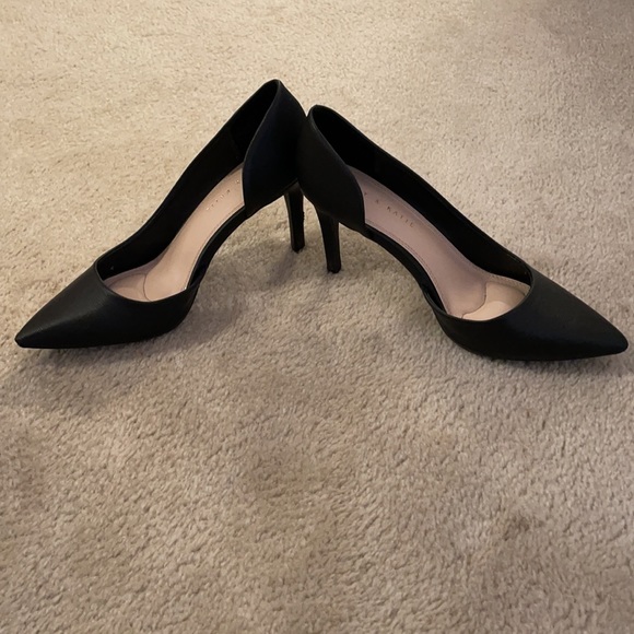 Kelly & Katie “driella” black textured pump size 10 EUC - Picture 4 of 9